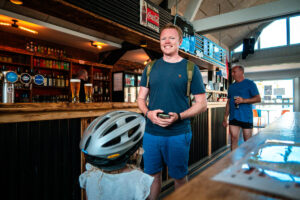 inside the bar at le ranolien