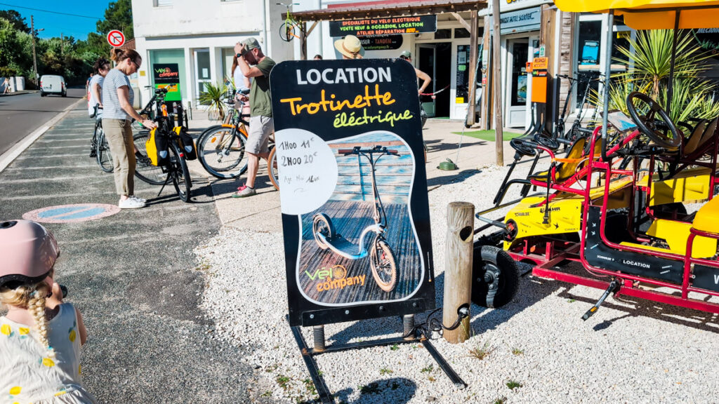 Bike hire near Camping Bel