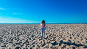 Sandy beach near Camping Bel La Tranche-sur-Mer