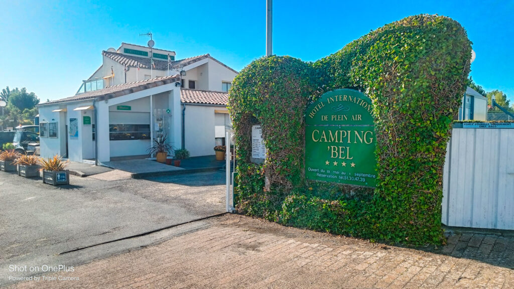 Camping Bel entrance in La Tranche-sur-Mer