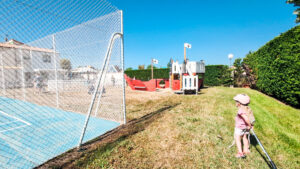 Pirate ship playground at Camping Bel