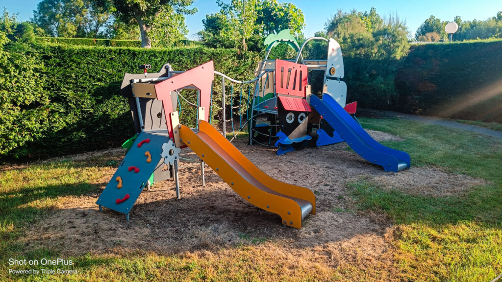 Third playground at Camping Bel near toilet blocks