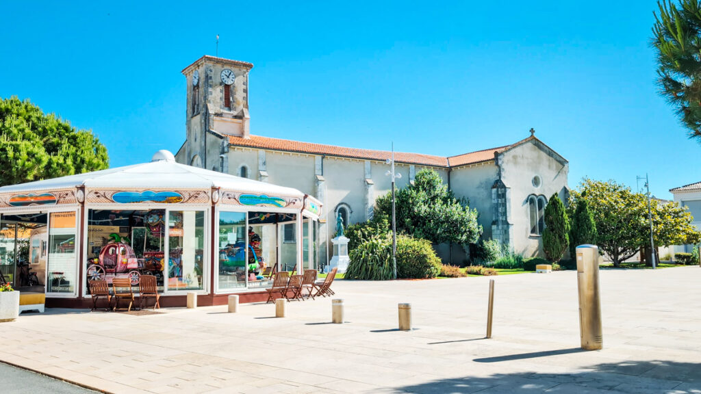 The town centre of La Tranche Sur MEr
