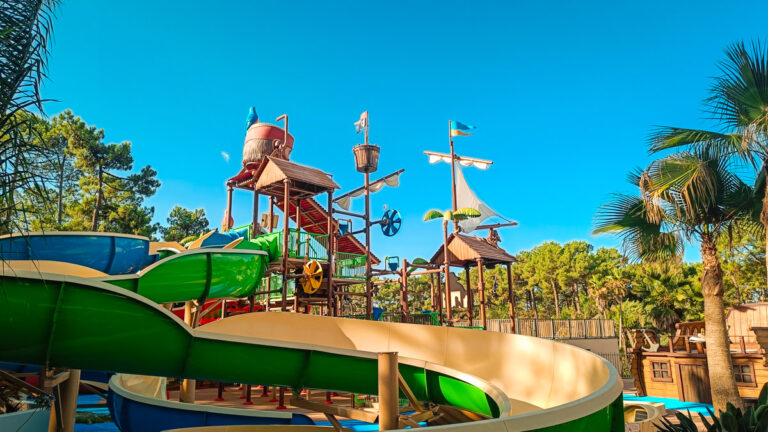 The pirate waterpark at Côte d'Argent