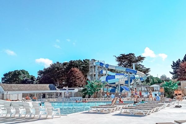 the pool are alandscape photo At Des Menhirs Campsite in Carnac (10)